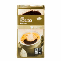 Café molido natural CARREFOUR 250 g. Café molido natural CARREFOUR 250 g.
