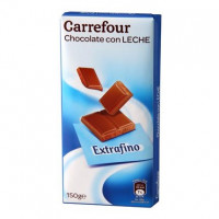 Chocolate con leche extrafino Classic´ Carrefour sin gluten 150 g.