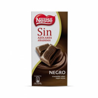 Chocolate negro sin azúcar añadido Nestlé 115 g.