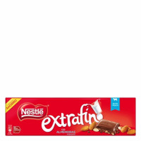 Chocolate con leche y almendras Nestlé Extrafino sin gluten 270 g.