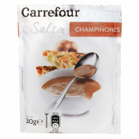 Salsa de champiñones Carrefour sobre 30 g.