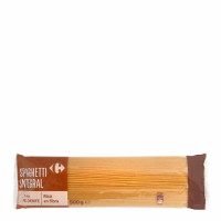 Espaguetis integrales Carrefour 500 g.