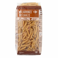 Macarrones integrales CARREFOUR 500 g. Macarrones integrales CARREFOUR 500 g.