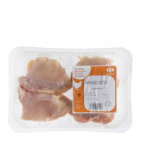 Contramuslo de pollo sin piel Carrefour 400 g aprox