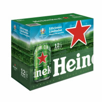 Cerveza Heineken Lager pack de 12 latas de 33 cl.