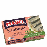 Sardinas en aceite de oliva Isabel 81 g.