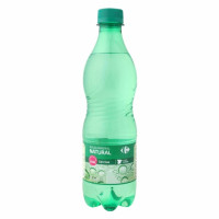 Agua mineral con gas Carrefour 50 cl.
