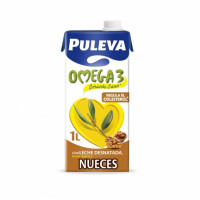 Preparado lácteo con nueces Omega 3 Puleva sin gluten brik 1 l.