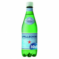 Agua mineral natural con gas San Pellegrino 50 cl.