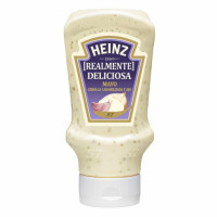 Mayonesa con cebolla caramelizada y ajo HEINZ envase 395 g. Mayonesa con cebolla caramelizada y ajo HEINZ envase 395 g.