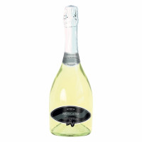 Vino blanco moscatel blanco Caldirola 75 cl.