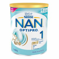 Leche infantil para lactantes en polvo Nestlé Nan Optipro 1 lata 800 g.