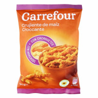 Aperitivo crujiente de maiz y cacahuete Sensation Carrefour 90 g.