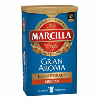 Café molido mezcla descafeinado Gran Aroma Marcilla 200 g.