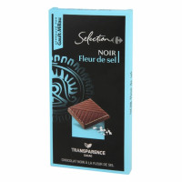 Chocolate negro con flor de sal Carrefour Selección 100 g.