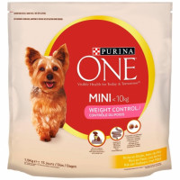 Pienso de pavo y arroz para perro mini Purina One Weigth 1,5 Kg.