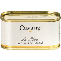 CASTAING foie gras de pato natural en bloc lata 200 g CASTAING foie gras de pato natural en bloc lata 200 g