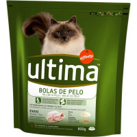 ULTIMA Bolas de Pelo pienso para gatos adultos con pavo envase 750 g ULTIMA Bolas de Pelo pienso para gatos adultos con pavo envase 750 g