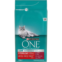 PURINA ONE Sterilcat pienso para gatos adultos esterilizados con buey y trigo bolsa 1,5 kg PURINA ONE Sterilcat pienso para gatos adultos esterilizados con buey y trigo bolsa 1,5 kg
