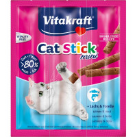 VITAKRAFT Catstick snack en stick para gatos con salmón envase 3 unidades 6 g VITAKRAFT Catstick snack en stick para gatos con salmón envase 3 unidades 6 g