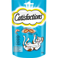 CATISFACTIONS snacks para gatos rellenos de salmón envase 60 g