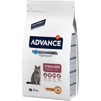 ADVANCE Senior pienso para gatos senior esterilizados con pollo bolsa 1,5 kg ADVANCE Senior pienso para gatos senior esterilizados con pollo bolsa 1,5 kg