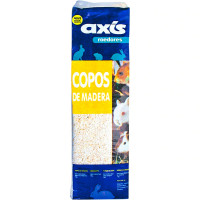BIOZOO AXIS copos de madera para camas de roedores paquete 1 kg BIOZOO AXIS copos de madera para camas de roedores paquete 1 kg