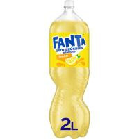 Refresco de limón FANTA Zero, botella 2 litros Refresco de limón FANTA Zero, botella 2 litros