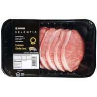 Lomo de cerdo ibérico EROSKI, bandeja aprox. 350 g Lomo de cerdo ibérico EROSKI, bandeja aprox. 350 g