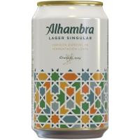 Cerveza ALHAMBRA SINGULAR LAGER, lata 33 cl Cerveza ALHAMBRA SINGULAR LAGER, lata 33 cl