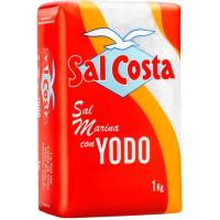 Sal con yodo COSTA, paquete 1 kg Sal con yodo COSTA, paquete 1 kg