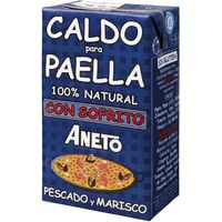 Caldo para paella de pescado-marisco ANETO, brik 1 litro Caldo para paella de pescado-marisco ANETO, brik 1 litro