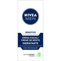 Hidratante sensitive NIVEA For Men, dosificador 75 ml Hidratante sensitive NIVEA For Men, dosificador 75 ml