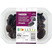 Ciruelas con hueso EROSKI, tarrina 320 g Ciruelas con hueso EROSKI, tarrina 320 g