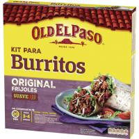 Burrito Kit OLD EL PASO, 8 tortillas, 1 sazonador, pack 510 g