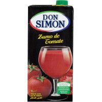 Zumo de tomate DON SIMON, brik 1 litro Zumo de tomate DON SIMON, brik 1 litro