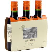 Vino Tinto Crianza D.O. Rioja EL COTO, pack 3x18,7 cl Vino Tinto Crianza D.O. Rioja EL COTO, pack 3x18,7 cl