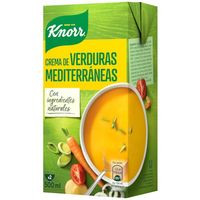 Crema de verduras mediterránea KNORR, brik 500 ml