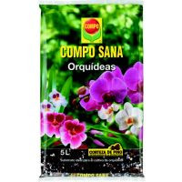 Substrato idóneo para orquídeas terrestres o epifitas COMPO SANA, Saco 5 litros