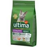Alimento de salmón gato esterilizado ULTIMA, saco 1,5 kg Alimento de salmón gato esterilizado ULTIMA, saco 1,5 kg