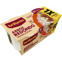 Vasitos de arroz redondo XL BRILLANTE, pack 2x200 g Vasitos de arroz redondo XL BRILLANTE, pack 2x200 g