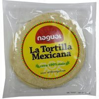 Tortilla mexicana de maíz sin gluten NAGUAL, paquete 200 g