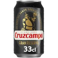 Cerveza Gran Reserva CRUZCAMPO, lata 33 cl Cerveza Gran Reserva CRUZCAMPO, lata 33 cl