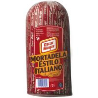 Mortadela estilo italiano OSCAR MAYER, al corte, compra mínima 100 g Mortadela estilo italiano OSCAR MAYER, al corte, compra mínima 100 g