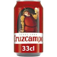 Cerveza CRUZCAMPO, lata 33 cl Cerveza CRUZCAMPO, lata 33 cl