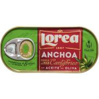 Anchoa del Cantábrico en aceita de oliva LOREA, lata 30 g Anchoa del Cantábrico en aceita de oliva LOREA, lata 30 g