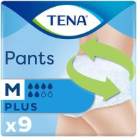 Pants de incontinencia plus Talla M TENA, paquete 9 uds Pants de incontinencia plus Talla M TENA, paquete 9 uds