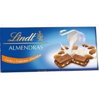 Chocolate con leche-almendras LINDT, tableta 100 g Chocolate con leche-almendras LINDT, tableta 100 g