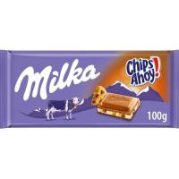 Chocolate con MILKA CHIPS AHOY, tableta 100 g