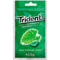 Chicle de hierbabuena sin azúcar TRIDENT, paquete 43,5 g Chicle de hierbabuena sin azúcar TRIDENT, paquete 43,5 g